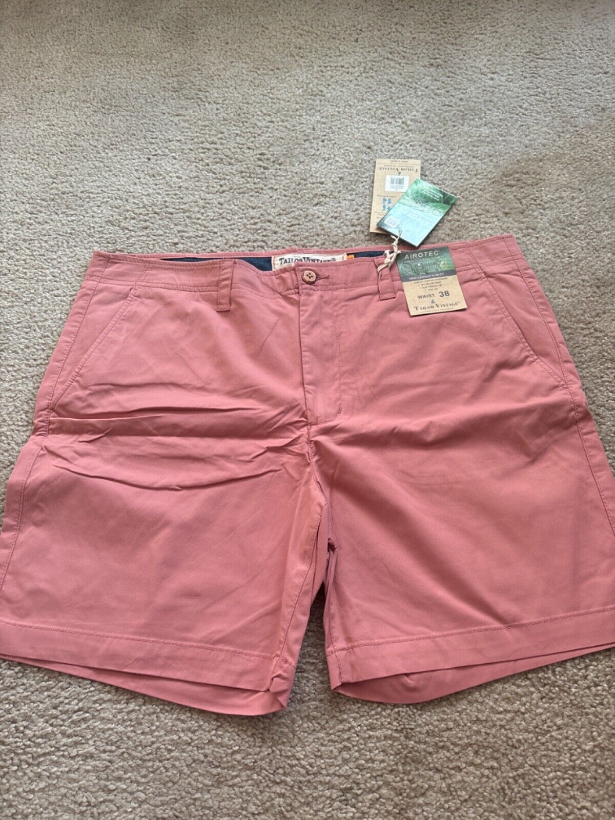 NWT Tailor Vintage Traveler Shorts Performance Men’s 38 Greenwhich Slim ... - $27.80