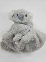Kellytoy Koala Baby Lovey &amp; Security Blanket Rattle Plush Gray Kelly Bab... - £13.27 GBP