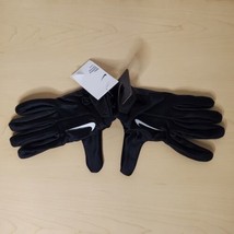 Nike Sideline Football Leather Gloves Size XXL Fleece Lining Warmer Glov... - £46.84 GBP