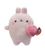 Molang Heart Love Plush Stuffed Animal Plush Doll Korean Toy 25cm 9.8inc... - $75.03 CAD