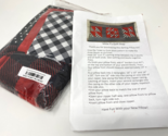 Ticket To Quilt Red and Black Checked Quilting Pillow Kit - $14.24