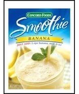 Concord Foods Banana Smoothie Mix 2 oz Pouch (Case of 18 ) - £19.65 GBP