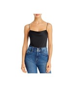 Aqua Womens M Black Cowl Neck Satin Sleeveless Bodysuit NWT BG76 - €25,52 EUR
