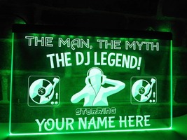 The DJ Legend Customized Personalized Name LED Neon Signs Decor, Light Décor Art - £20.47 GBP+