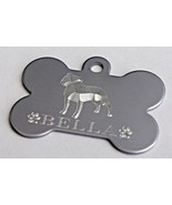 3D DESIGN ENGRAVED ID TAG 32 OR 38mm WITH A SILHOUETTE OF THE BREED - $374.40 MXN