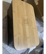 LARS NYSØM Bread Box with Bamboo Lid – Black Metal Scandinavian Kitchen ... - €31,03 EUR
