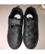 Stride Lite Cooper 2.0 Hook &amp; Loop Black Shoe Size Big Kids 4XW - $258.74 MXN