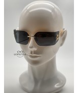 MIU MIU SMU54YS Rimless Sunglasses Gold 5AK-30B with Light Gray Lenses - $294.50