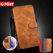 For Samsung Galaxy S21 Ultra Plus S20 FE S20 S10 Case Leather Wallet Flip Cover - £42.34 GBP