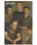 ⭕VTG card pocket calendar 1988 SIMPLE MINDS Portugal group music singer - $2.48