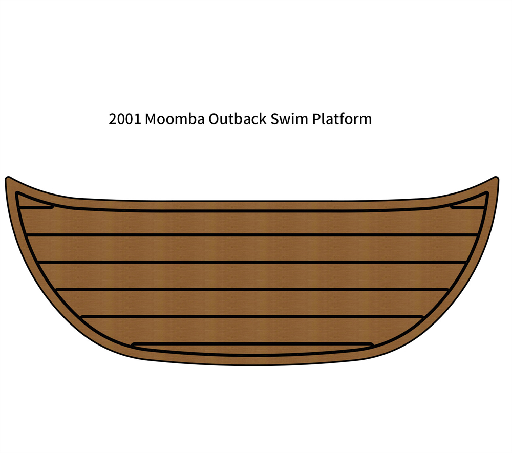 2001 Moomba Outback Swim Platform Step Pad Boat EVA Foam Teak Deck Floor... - $281.00