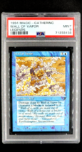 1994 MtG Magic The Gathering Legends Wall of Vapors Vintage PSA 9 Only 16 Higher - £62.68 GBP