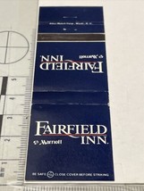 Vintage Matchbook Cover  Fairfield Inn  Marriott  gmg  Unstruck - £9.72 GBP