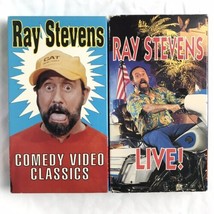 Ray Stevens Comedian VHS Lot of 2 Live! and Comedy Video Classics 90s - $9.95