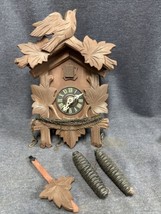 Vintage 12 Hour Leaf and Loon Regula Traditional Cuckoo Clock Germany Wo... - $118.80