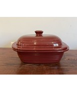 Pampered Chef Stoneware 3.1 Qt Cranberry Lid Dutch Oven Casserole Dish 5111 - $47.51