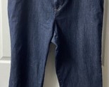 Gloria Vanderbilt Amanda Denim Jeans Womens Size 22 W Short Dark Wash Cr... - $13.76