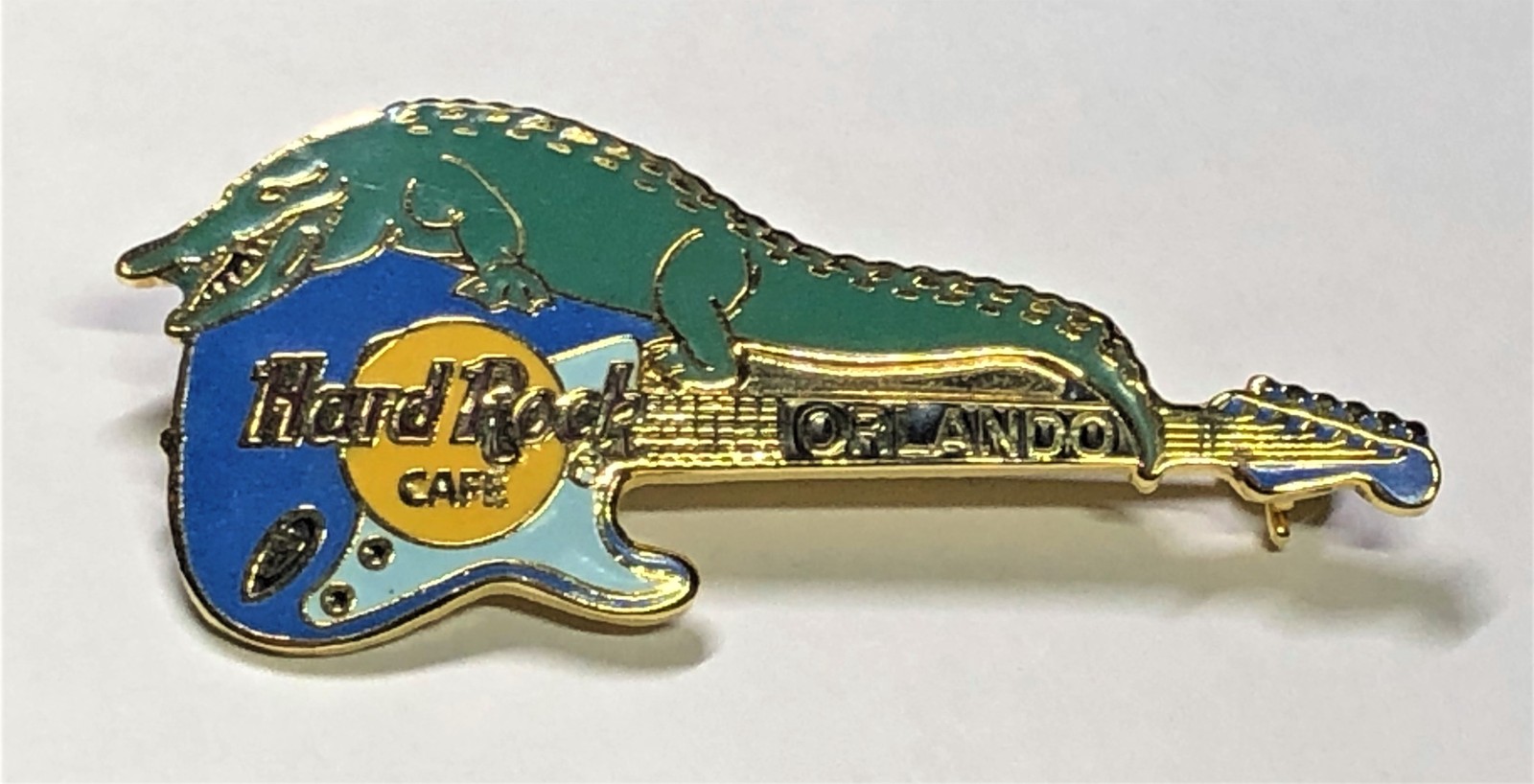 Primary image for Hard Rock Cafe ORLANDO Alligator Guitar Pin