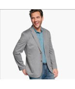 Johnston &amp; Murphy Gray Twill XC Flex® Knit Blazer FULL SIZE - €194,61 EUR