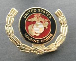 USMC Wreath Lapel Pin 1.25 inches Marine Corps Marines - £4.59 GBP