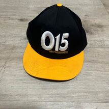 015 O-ONE FIVE NUTRITION Black Yellow Stretch Fit Hat LG-XL Richardson P... - $12.26