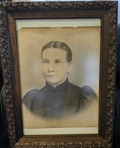 Vintage picture and frame 1800&#39;s print - £47.74 GBP