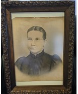 Vintage picture and frame 1800&#39;s print - £47.58 GBP