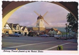 California Postcard Solvang Danish Capitol Of The United States - $2.18