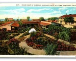The Home of Ramona Inner Court Camulos California CA UNP WB Postcard C20 - £1.53 GBP