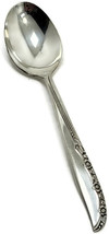 Oneida Brittany Rose Silverplate Flatware 1948 SPOON 6 3/4&quot;  W.M.A Rogers - $4.94