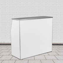 4&#39; White Foldable Bar XA-BAR-48-WH-GG - £289.39 GBP