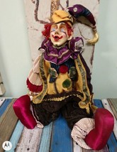 Katherine&#39;s Collection Clown Jester Wayne Kleski , Halloween Read Description - £59.65 GBP