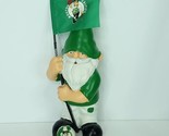 Boston Celtics NBA Golfing Garden Gnome With Flag 12&quot; Forever Collectibl... - $49.49