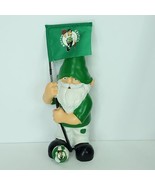 Boston Celtics NBA Golfing Garden Gnome With Flag 12&quot; Forever Collectibl... - £38.98 GBP