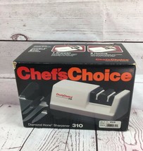 Chef&#39;s Choice White Electric Diamond Home Knife Sharpener Hone Model 310... - £46.93 GBP