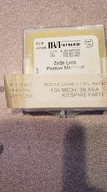 NEW II VI Infrared Lens ZnSe Positive Meniscus 3.75&quot; FL x 1.1&quot; dia. 4751... - $2,765.18 MXN