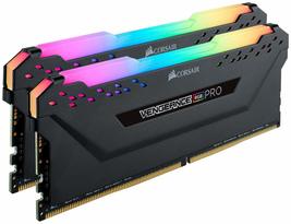 Corsair Vengeance RGB Pro Schwarz 16GB Kit (2X 8GB) DDR4-3200 CL16 DIMM Arbeitss - £50.03 GBP