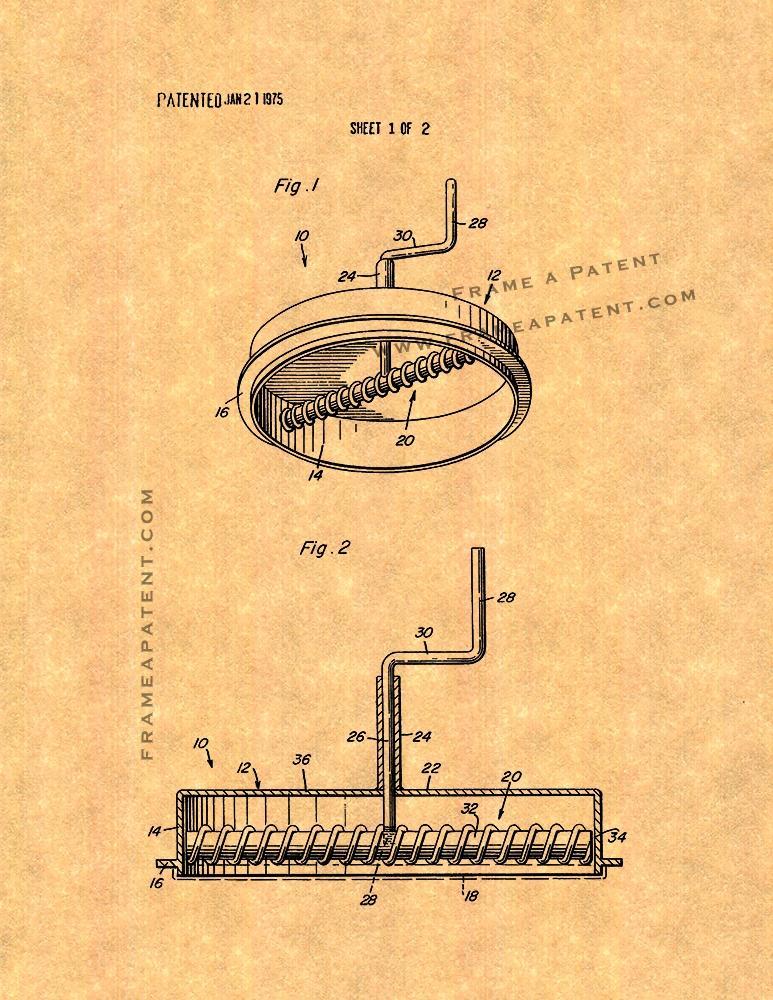 Primary image for Pizza Sauce Spreader Patent Print