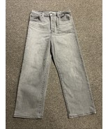 Levis Jeans Women’s Gray Ribcage Straight Ankle Stretch jeans size 31 - €21,47 EUR