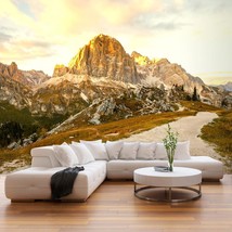 Tiptophomedecor Peel and Stick Mountains Wallpaper Wall Mural - Beautiful Dolomi - £47.50 GBP+