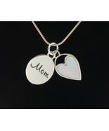 Baroni Sterlingsilber Muttertag Perlmutt Herzanhänger - $2,872.90 MXN