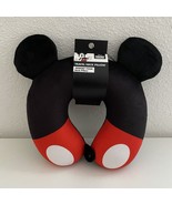 Disney Mickey Mouse Memory Foam Travel Neck Pillow NEW Mickey Ears Shape - £21.78 GBP