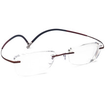 Silhouette Eyeglasses 7581 40 6062 Titan Brown Rimless Frame Austria 52[]19 140 - £157.37 GBP