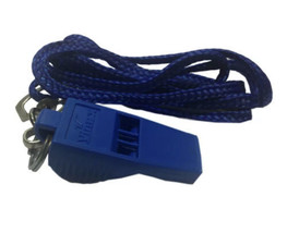 Epic Sports E7781 Blue Plastic Pea-Less Whistle And Landyard. ShipN24Hours- - $8.79