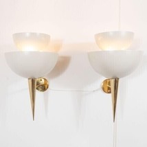 Metal Cup a Sconce Italian Stilnovo Style Mid Century Wall Lights Lamps Fixture - £266.18 GBP