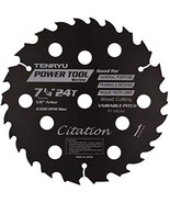 Tenryu PT-18524V 7 1/4&quot; 24t wood cut.genrl. general purpose bla - $32.04 CAD