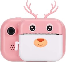 Kids Printing Camera For Children With A 2.4In Ips Screen From Okuyonic (Pink). - £59.03 GBP