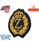 Bullion Embroidered Ralph Alphabet &quot;Z&quot; Red Crown Blazer &quot;Handmade&quot;Bullio... - $447.55 MXN