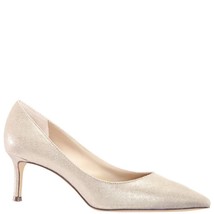 Nina Womens 10 M Gold Taupe Reflective Pointed Toe Heels NIB YG1 - $39.19