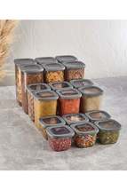 18 Pcs Vipahmet Beach Storage Container (6X1750ML 6X1200ML 6X550ML) Vp-054 - £51.95 GBP